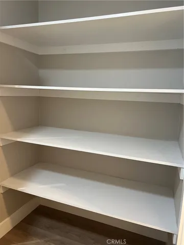 laundry area linen shelf