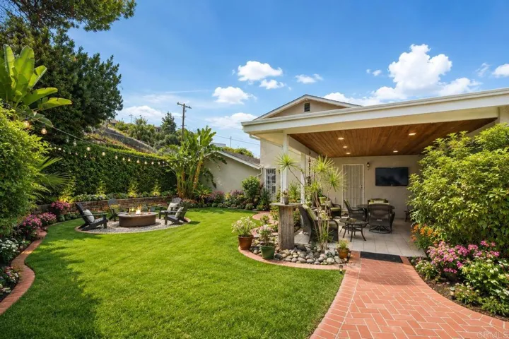 Enhanced photo. Daytime potential vision for yard.