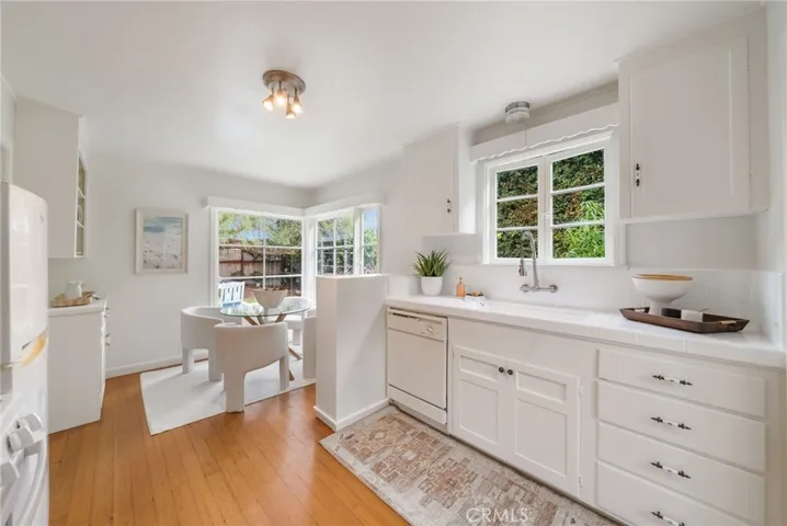 Kitchen to patio view