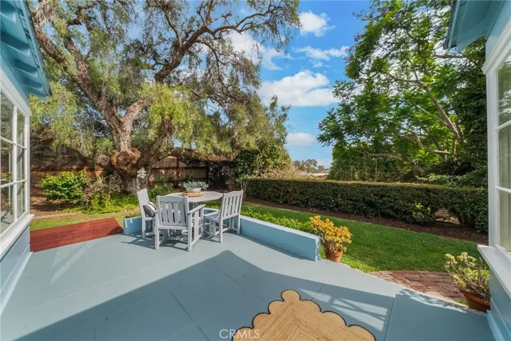 Patio from front door