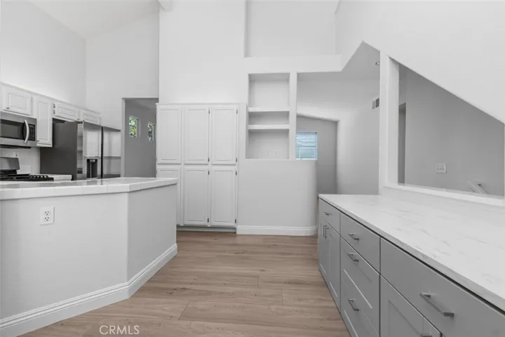 Extra storage in kitchen area