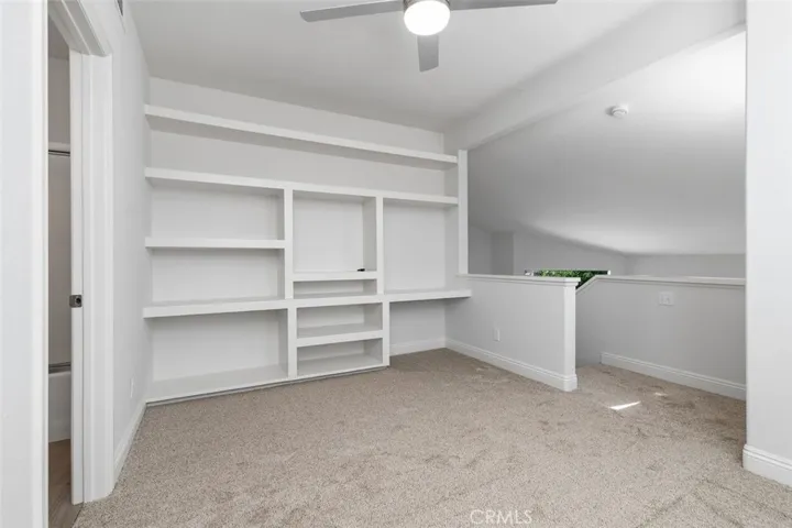 Built in storage in 3rd bedroom/loft