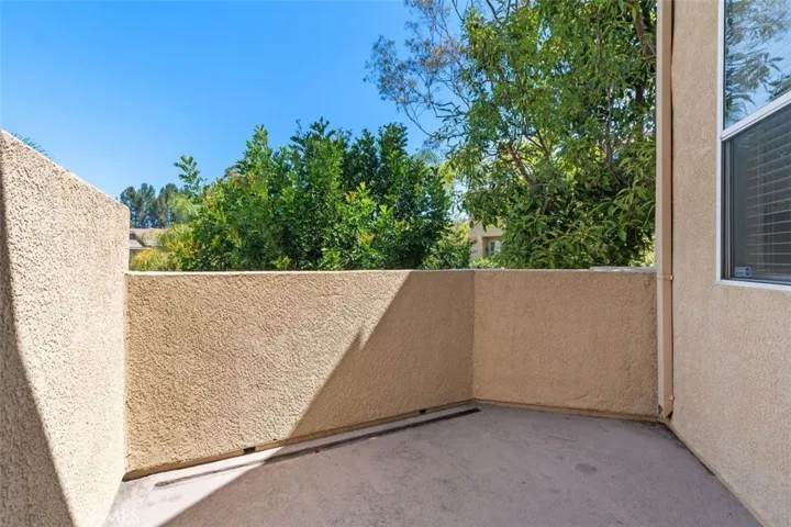 Private balcony