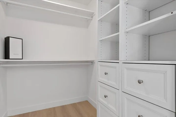 Primary Walk-in Closet With Organizer