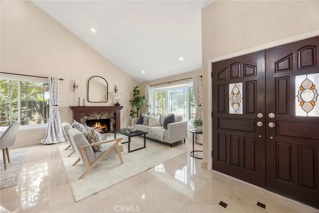 Behind front door