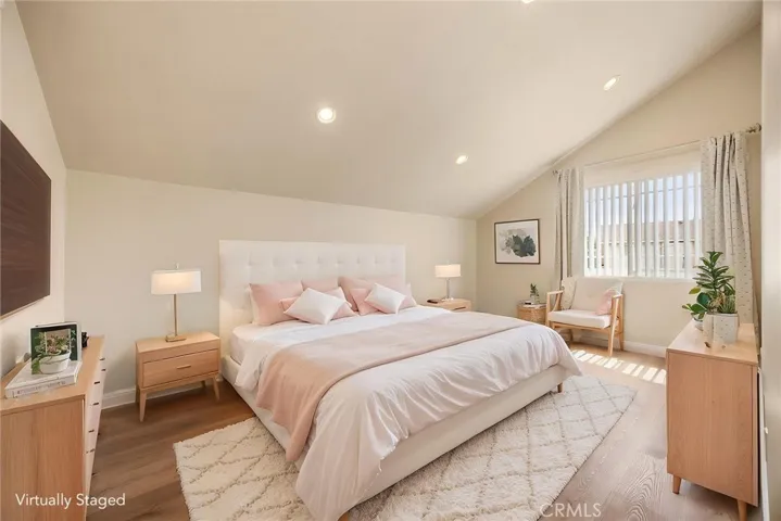 bedroom virtually staged