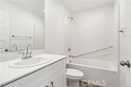Secondary Bathroom Gray Vanity