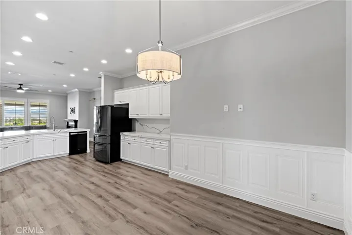 Wainscoting in Eating Area