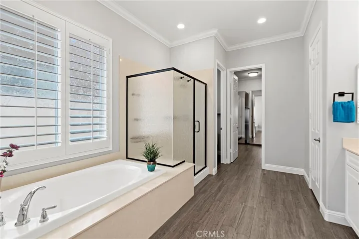 Separate Shower & Garden Tub