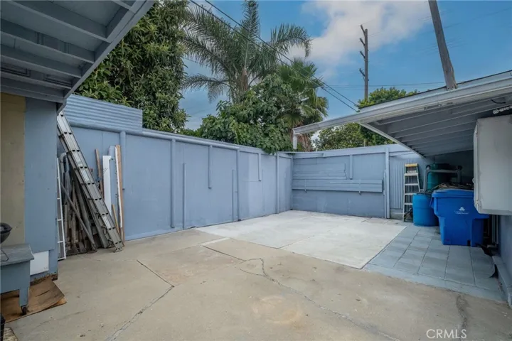 More space behind the Detached 2 Car Garage