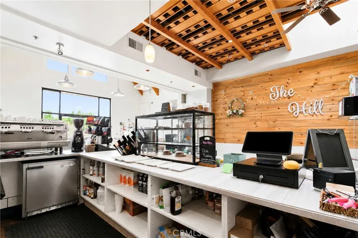 Front Counter Back Area