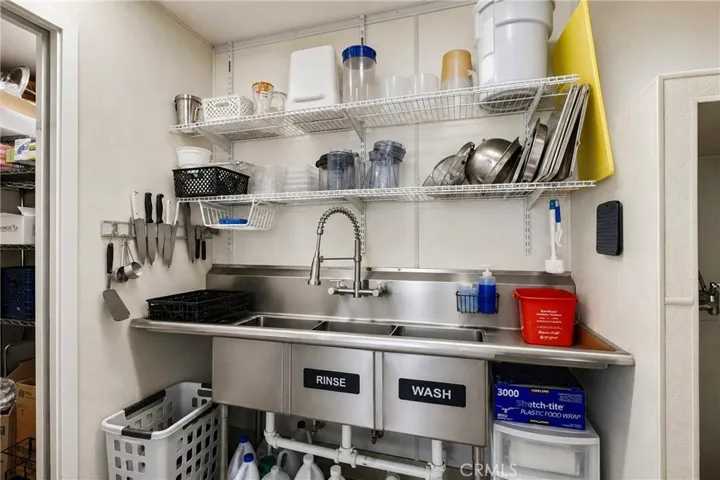 Back Room Wash & Storage Area