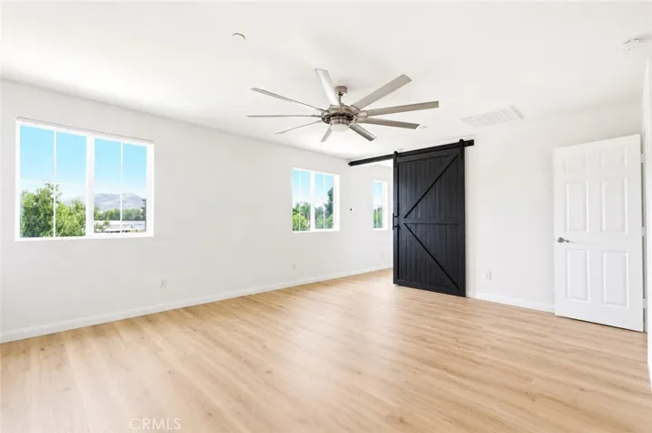 Primary Bedroom with Barn Door