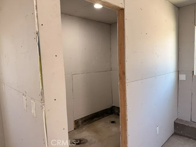 Existing Plumbing for bathroom in the garage