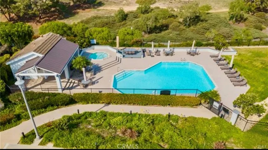 Community salt water pool and spa