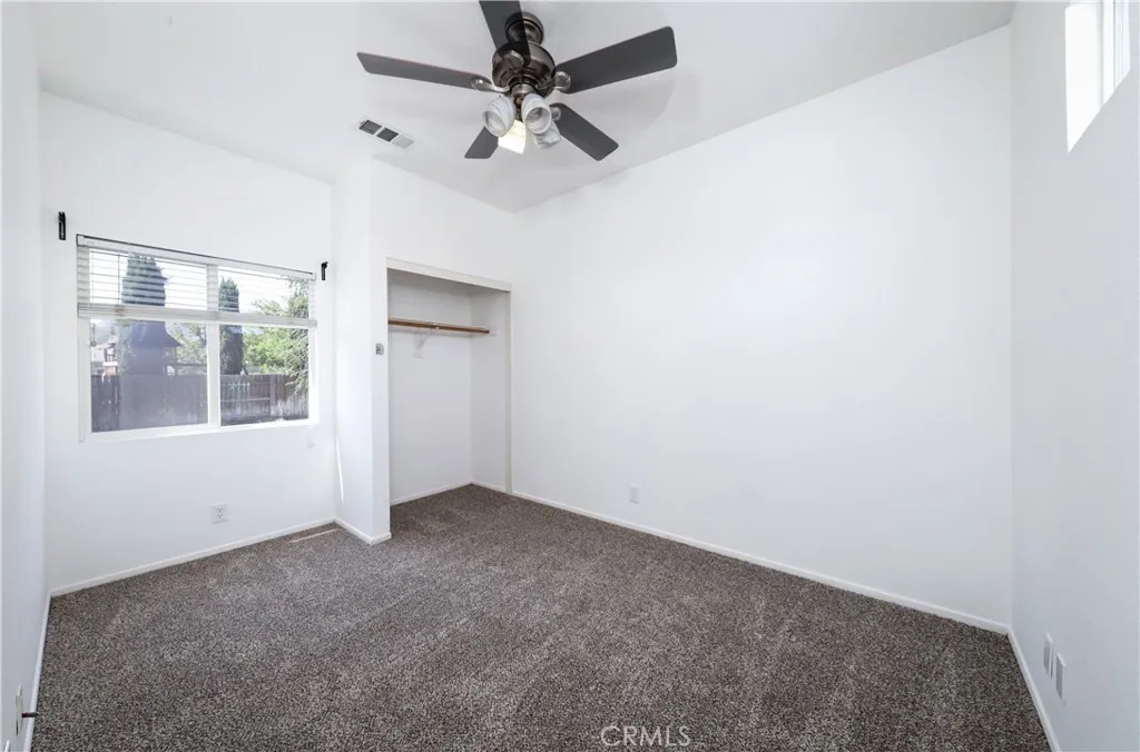 Upstairs bedroom....so spacious  Curtains have been added