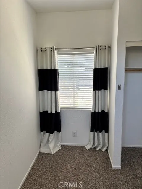 Upstairs bedroom curtains added