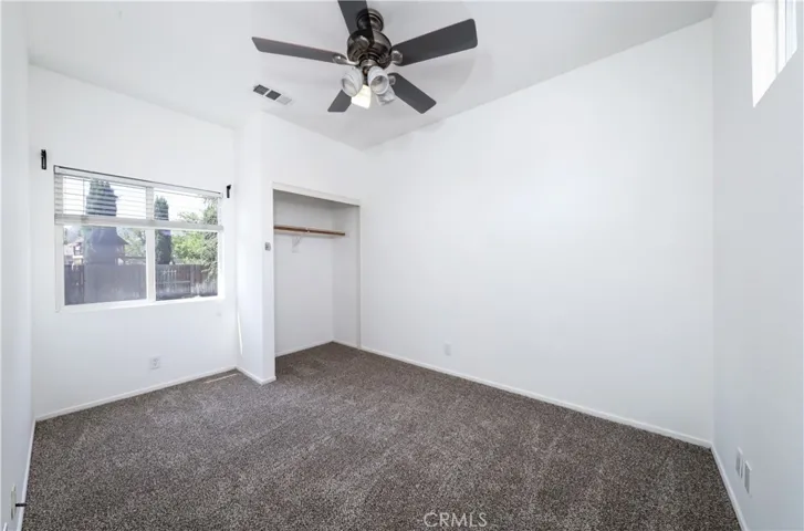 Upstairs bedroom....so spacious  Curtains have been added