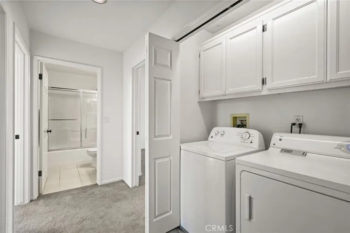 Laundry in top floor hallway