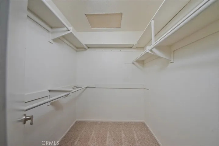 Walk in closet in Primary bedroom
