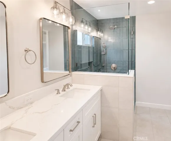 Spa-inspired primary bathroom