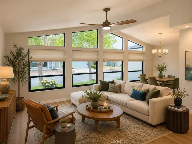 Virtual Staging- living room/dining room concept