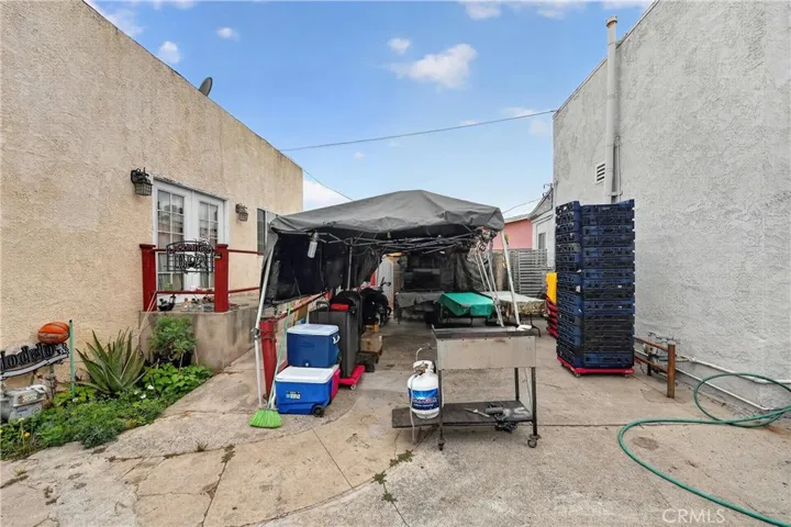 Space between buildings