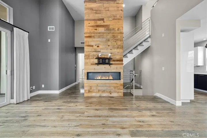 Beautiful Living Room with High Ceilings and Open Floorplan