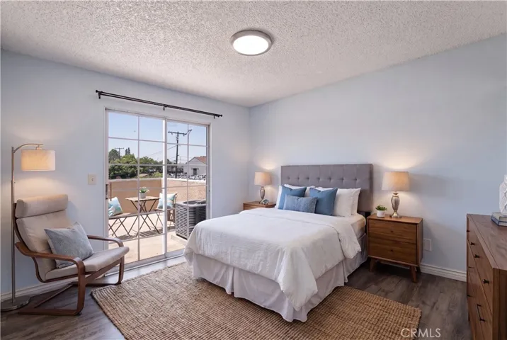 Digital staged bedroom