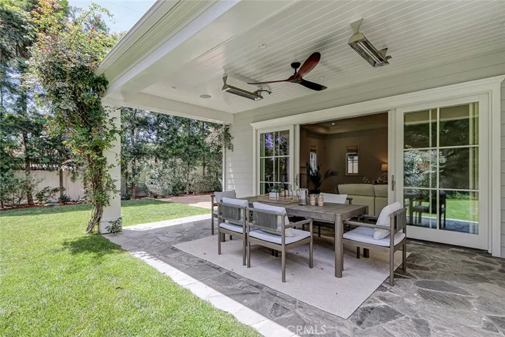 Backyard Patio Area Adjacent to Main Floor Family Room