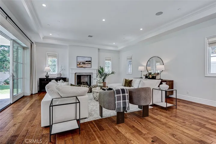 View from Kitchen Area to Family Room Area