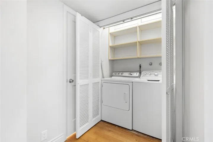 Upstairs laundry in closet, washer & dryer included.