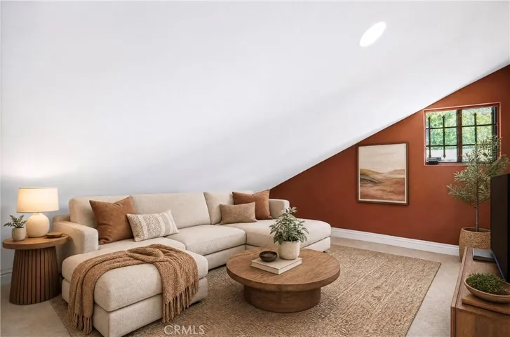 Attic virtually staged

