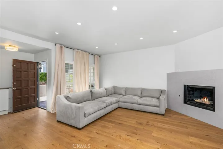 Natural light in living room.