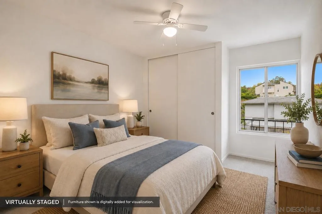 Front West Bedroom with ample closet space.