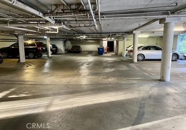 Subterranean Gated garage view to lobby