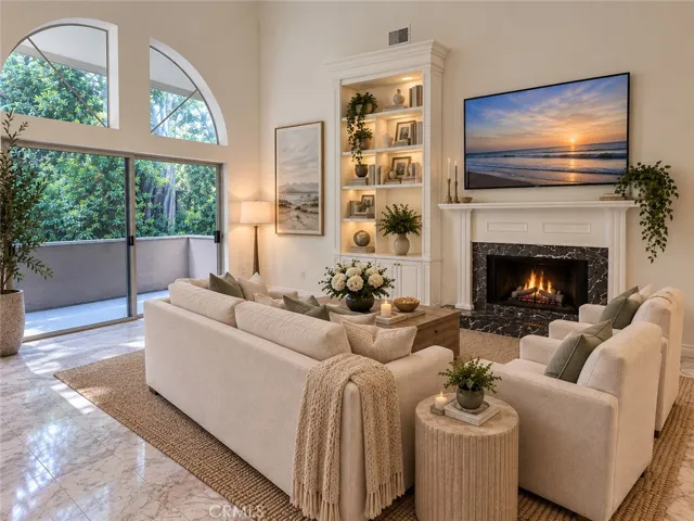 Virtually Staged Living Room