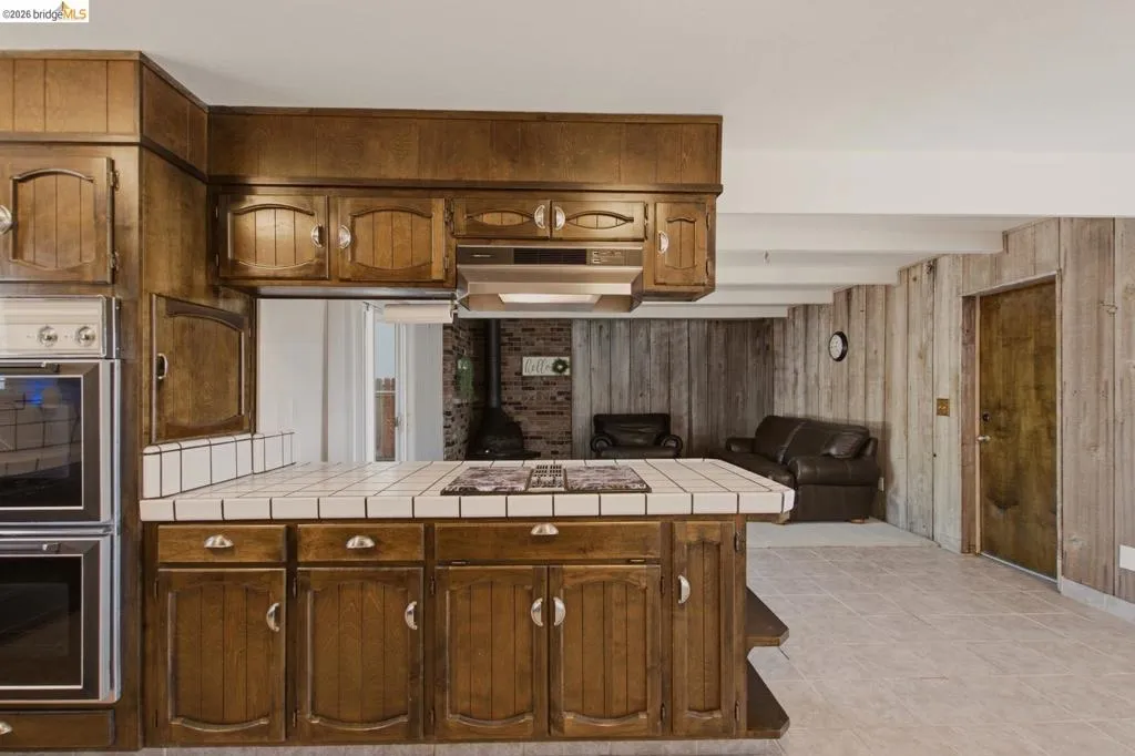 Kitchen Island Area and Family Room