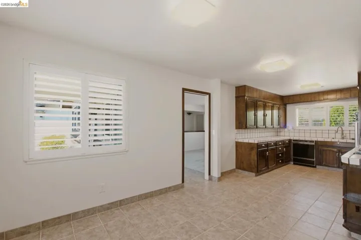 Kitchen and dining nook