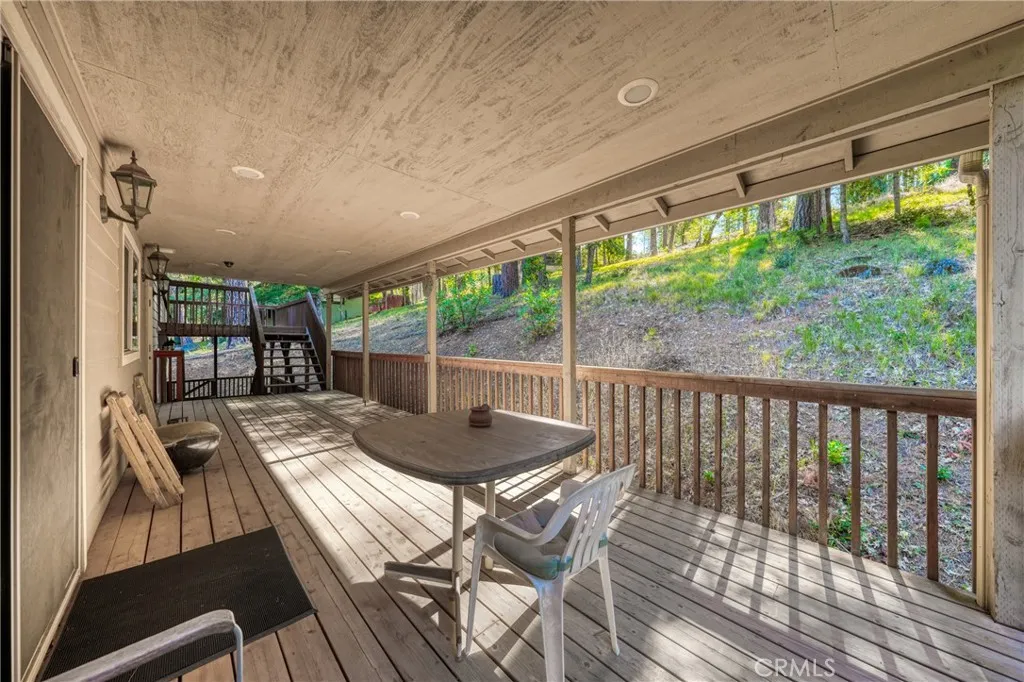 back deck off kitchen