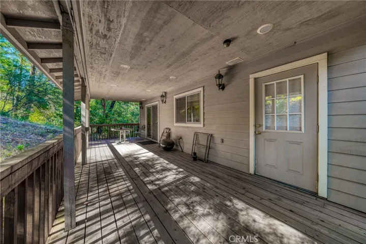 back deck off kitchen