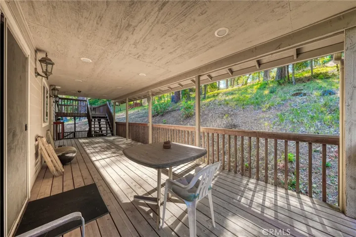 back deck off kitchen