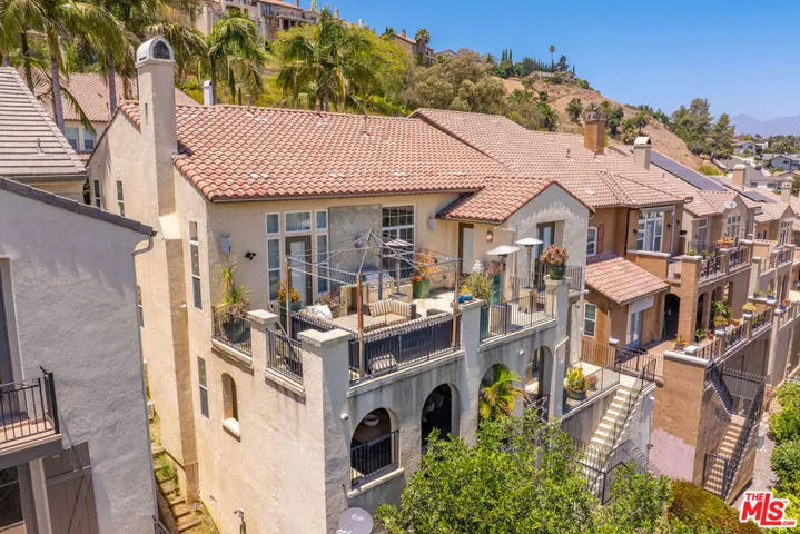 Back of the home from Above
