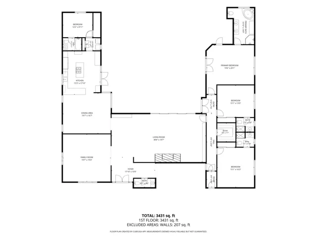 2D Floor Plan for 1902 Coldwater Canyon Drive