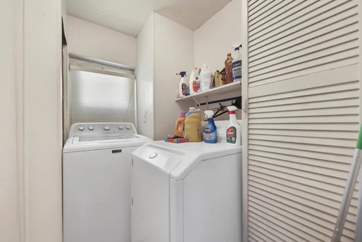 Laundry area