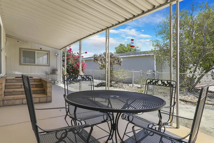Back patio