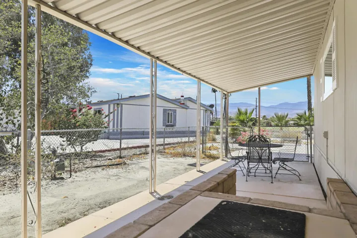 Back patio