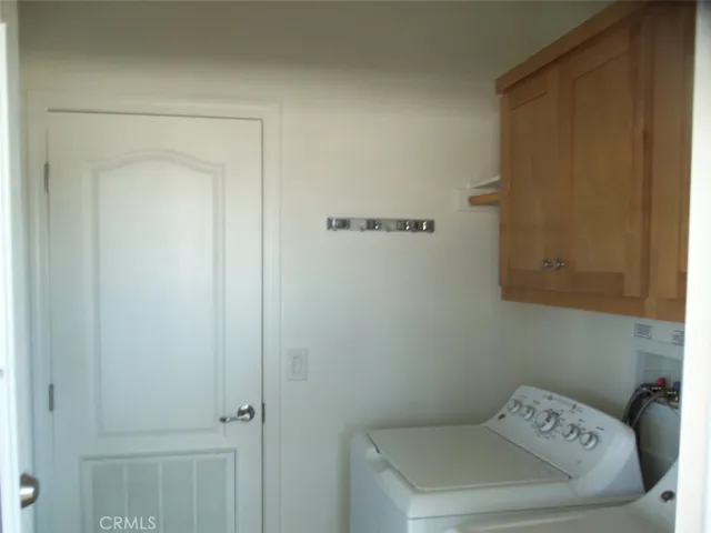 Laundry room from rear entrance
