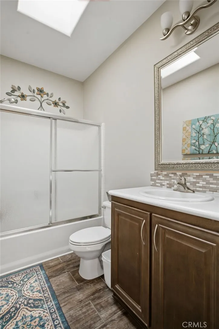 Hall Bathroom with Skylight