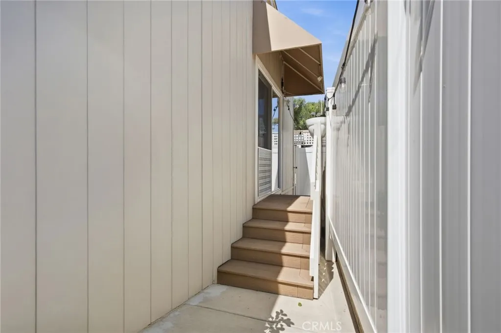 Stairs from Master Bedroom to Backyard